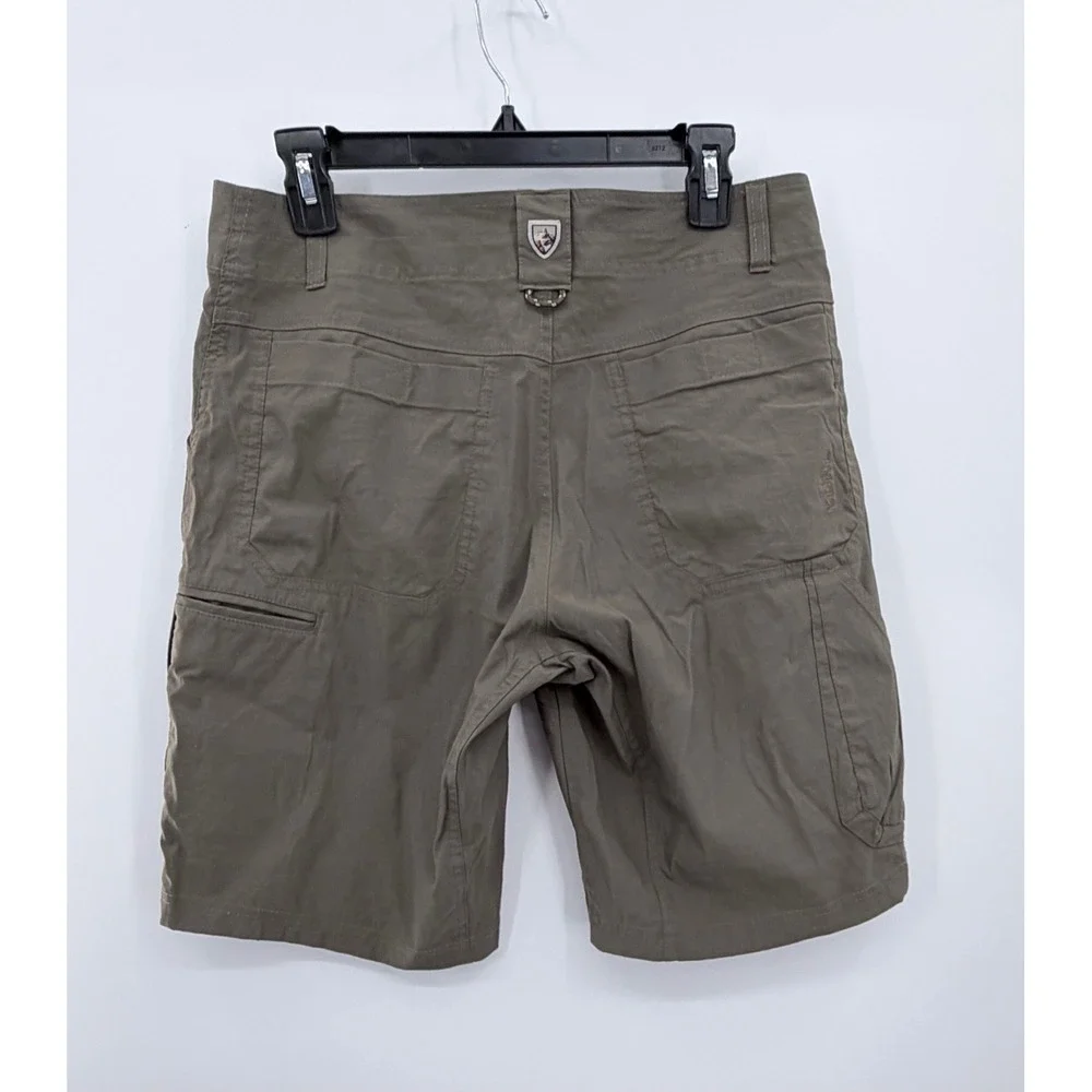 Kuhl Cargo Shorts Men 31 Olive Green Hiking Outdoor Utility Tactical Gorpcore